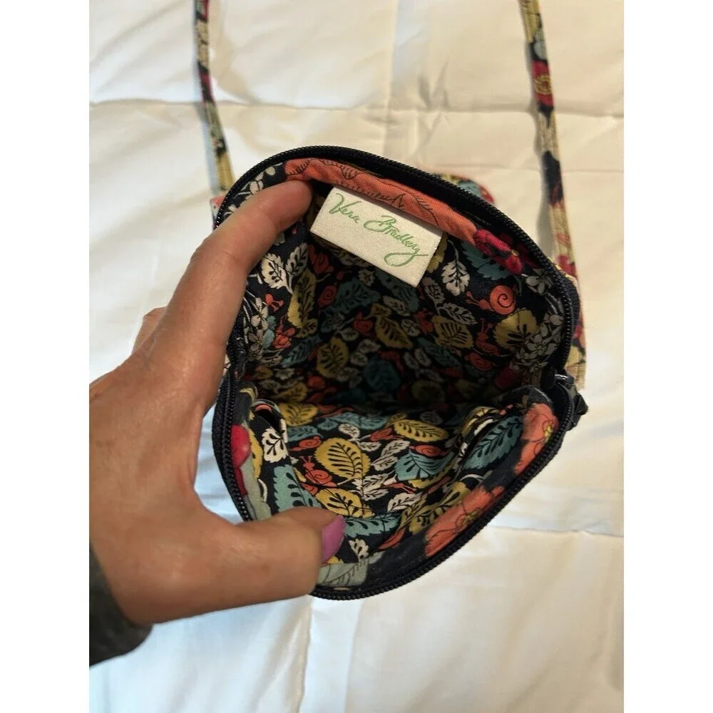 (Vintage) Vera Bradley Small Shoulder Crossbody Bag Floral Quilted